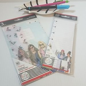 Happy Planner mini Rongrong dashboard & paper lot